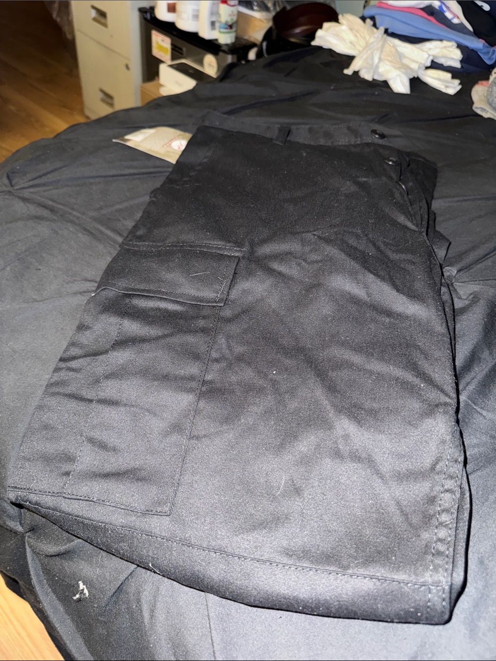 Rothco Black Tactical Cargo Shirt w31 L35